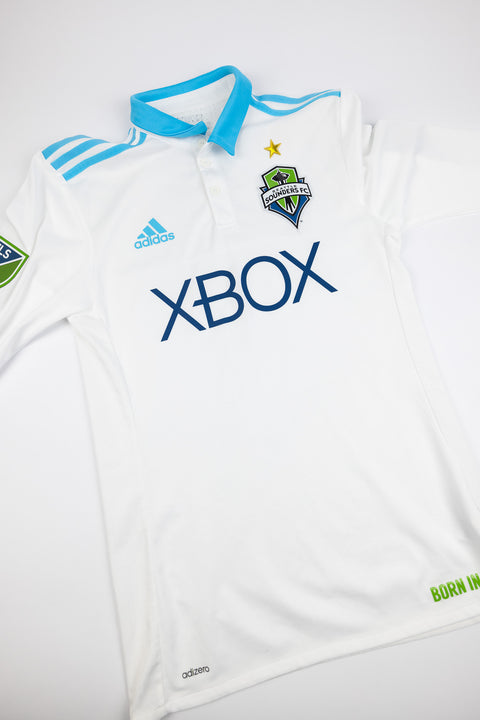 Seattle Sounders 2017-18 Football Shirt made by Adidas size Small