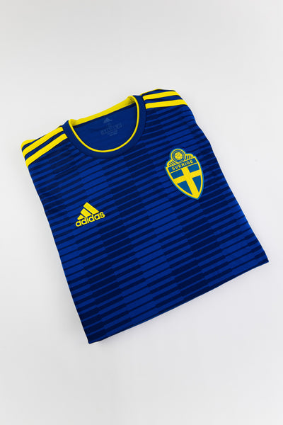 Sweden 2018 football shirt made by Adidas size Small