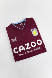 Aston Villa 2022-23 football shirt made by Castore size XXL